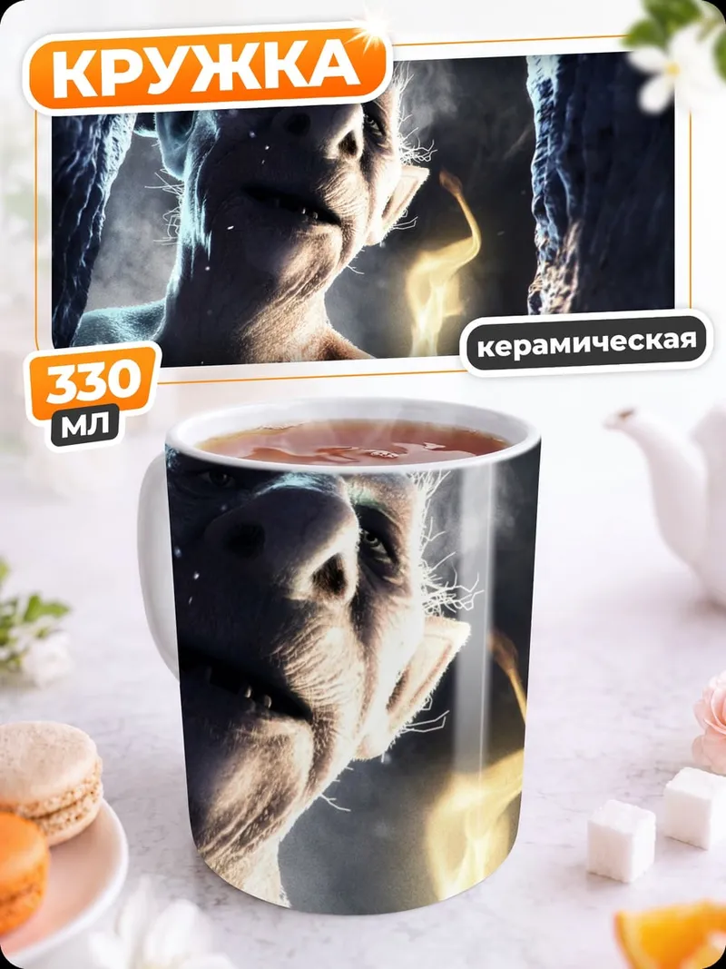 Кружка керамическая Светящийся персонаж