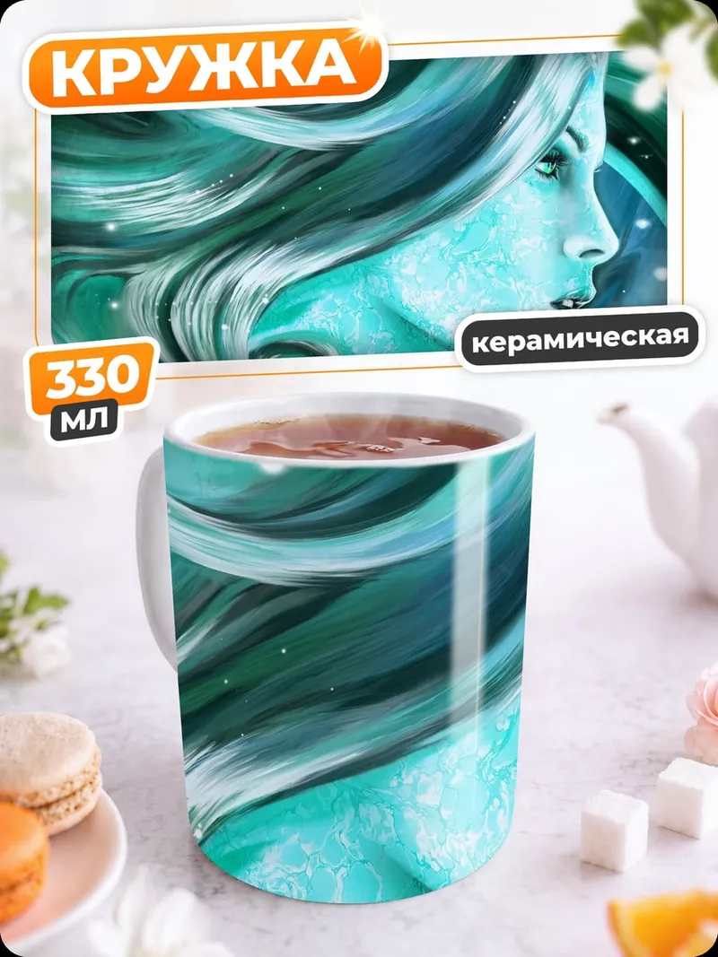 Кружка керамическая Ледяная королева