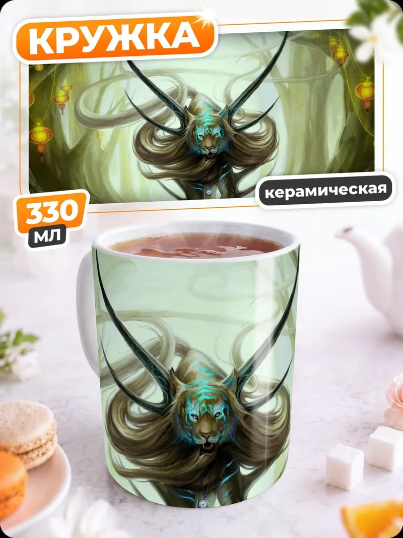 Кружка керамическая Лесной дух
