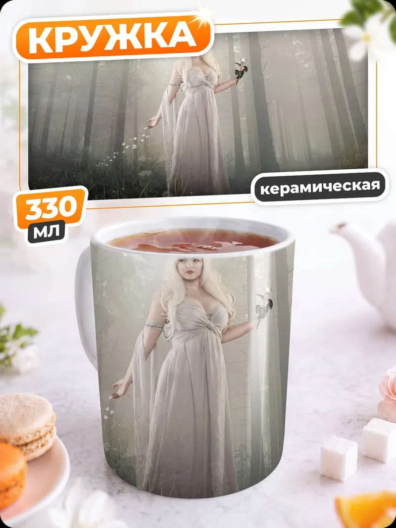 Кружка керамическая Лесная фея