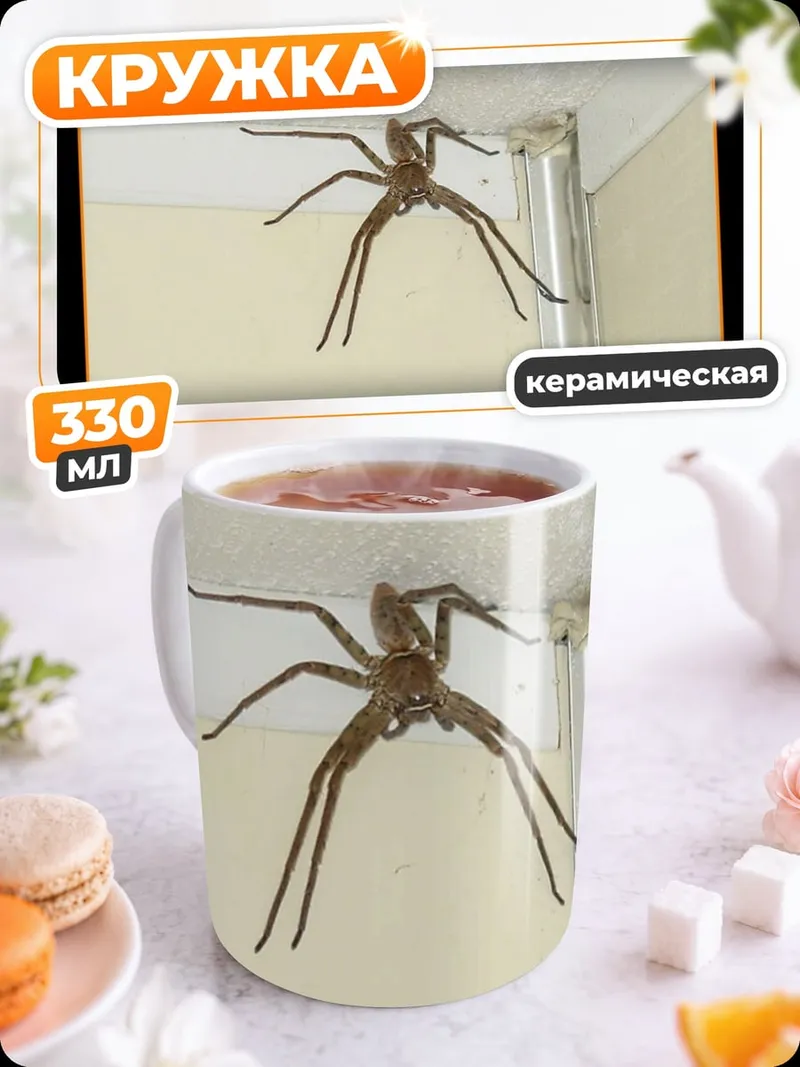 Кружка керамическая Гигантский паук