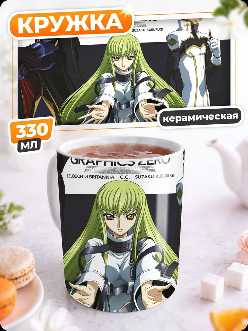 Кружка керамическая Код Гиас