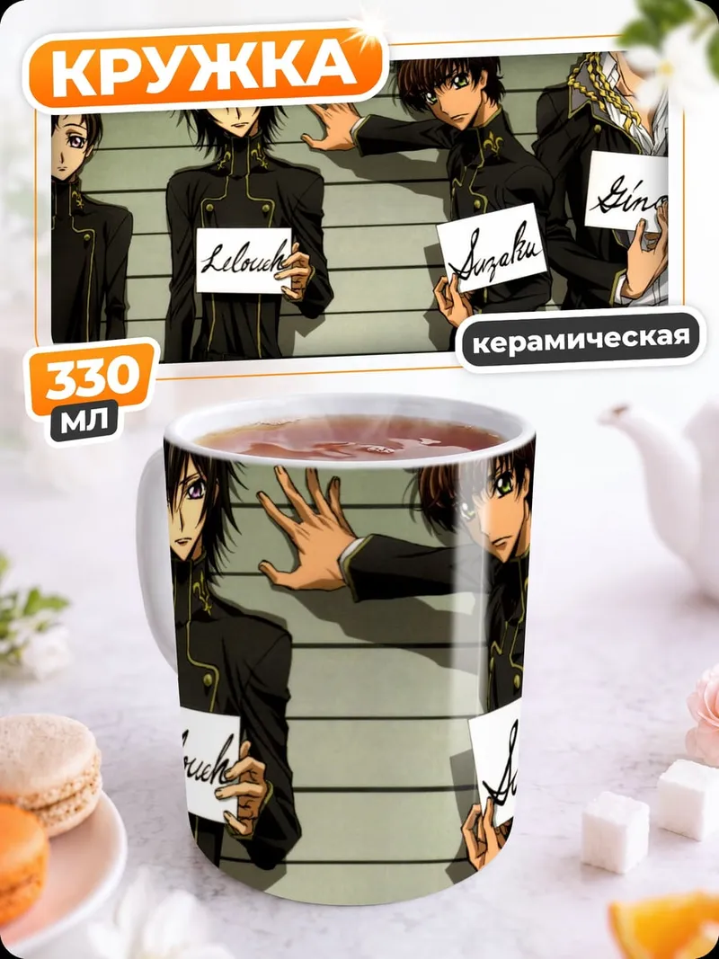 Кружка керамическая Код Гиас