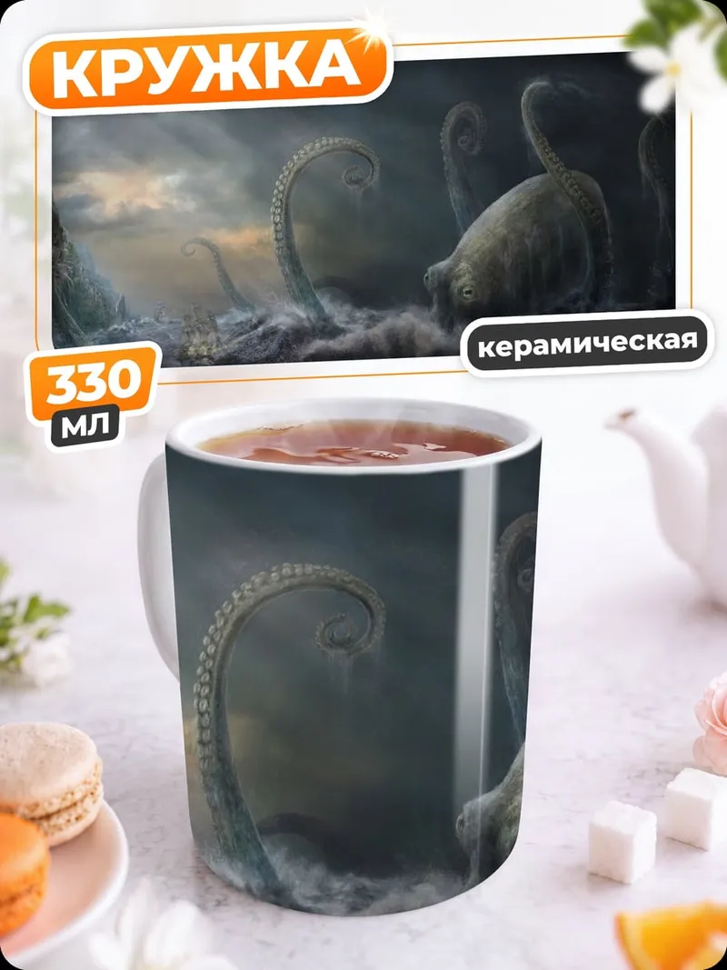 Кружка керамическая Мистические существа