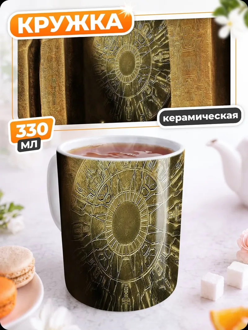 Кружка керамическая Древний механизм