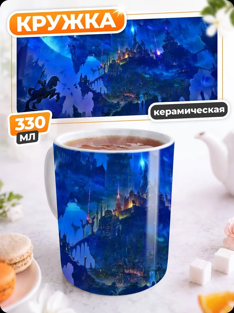 Кружка керамическая Фантастический мир