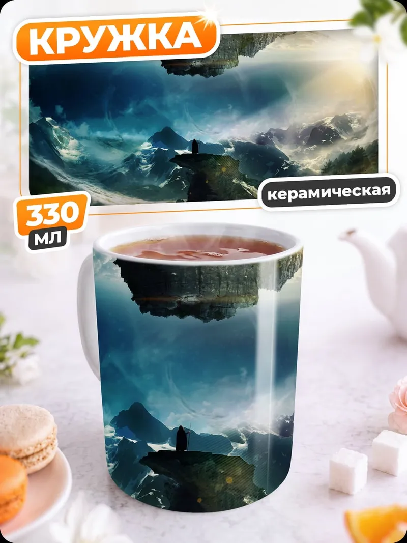 Кружка керамическая Затерянный мир