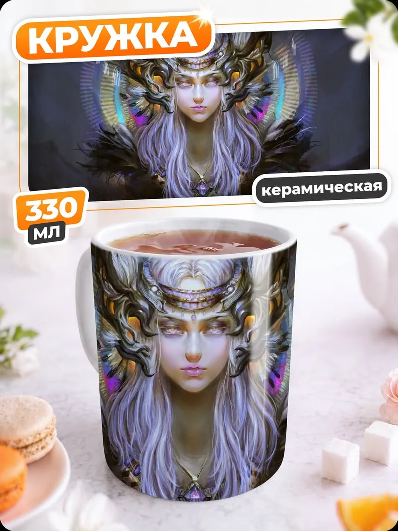 Кружка керамическая Волшебная королева