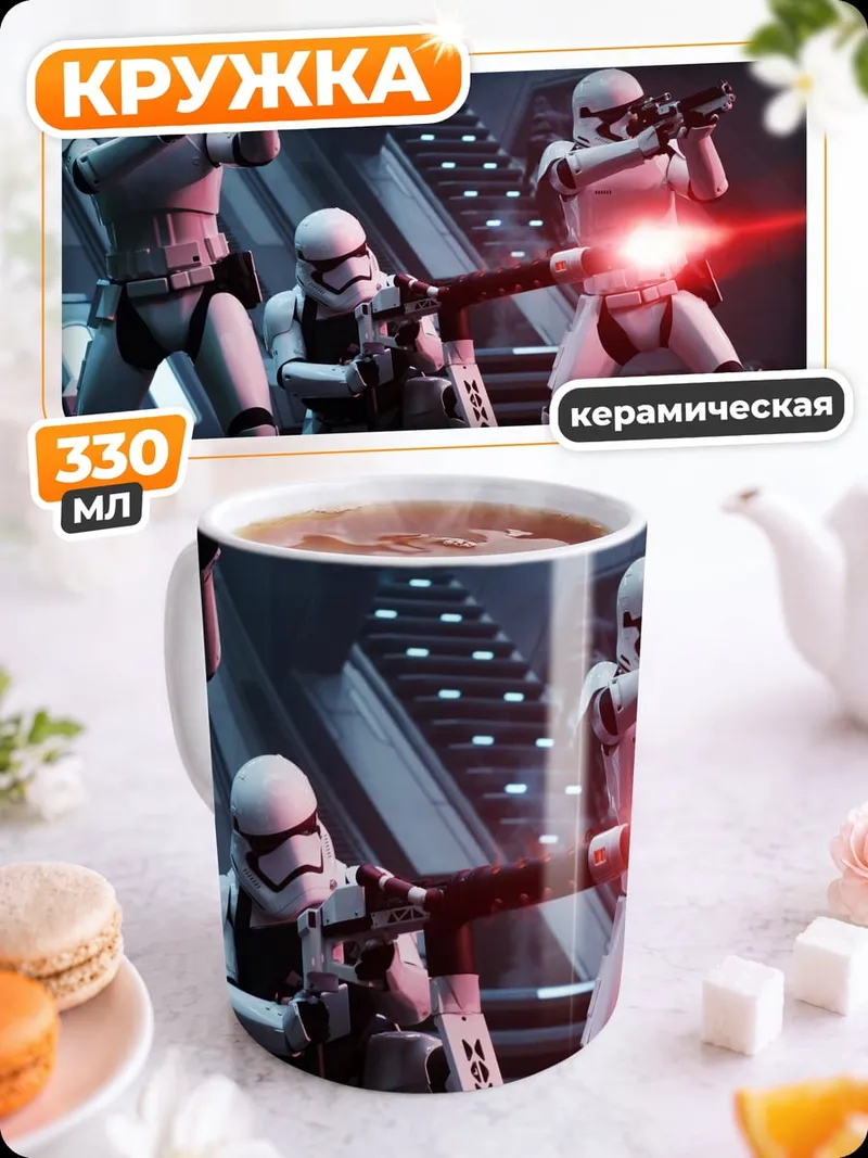 Кружка керамическая Штурмовики стреляют