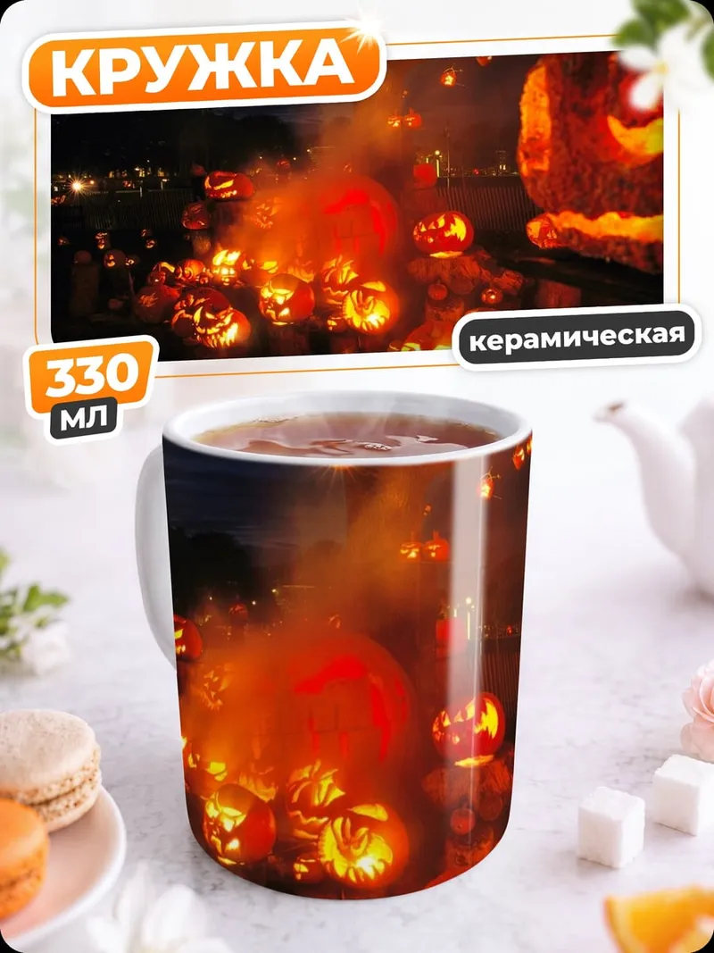 Кружка керамическая Тысяча тыкв