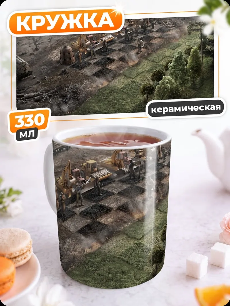 Кружка керамическая Лелуш Ламперуж взгляд