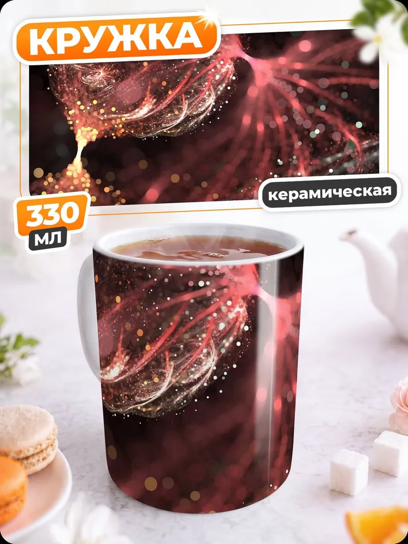 Кружка керамическая Космическая туманность