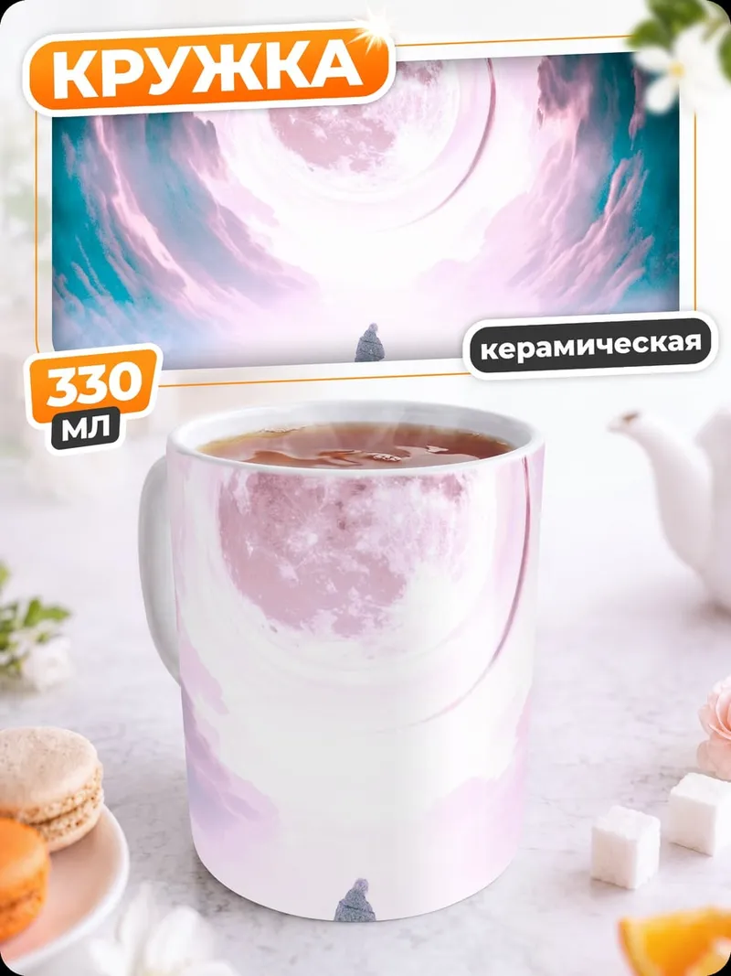 Кружка керамическая Человек в портале