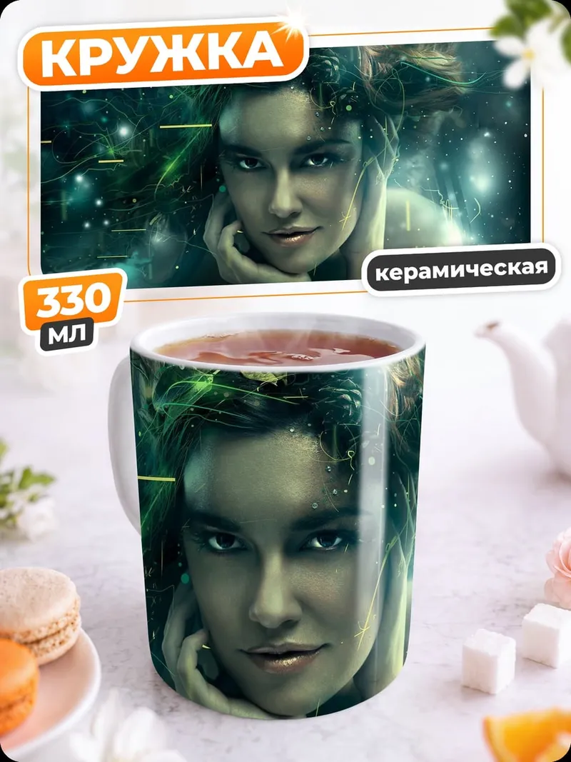 Кружка керамическая Цифровая фея