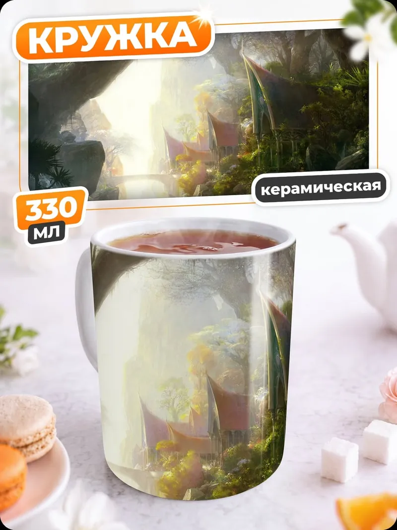 Кружка керамическая Сказочный лес
