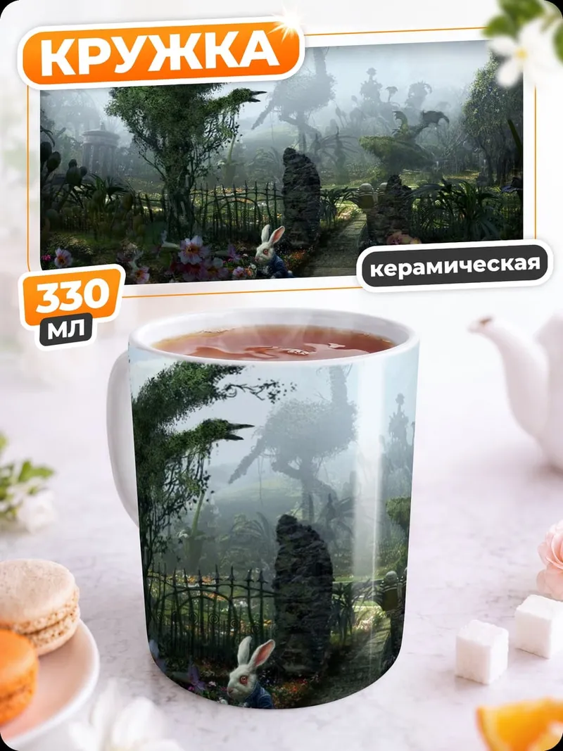 Кружка керамическая Заколдованный лес
