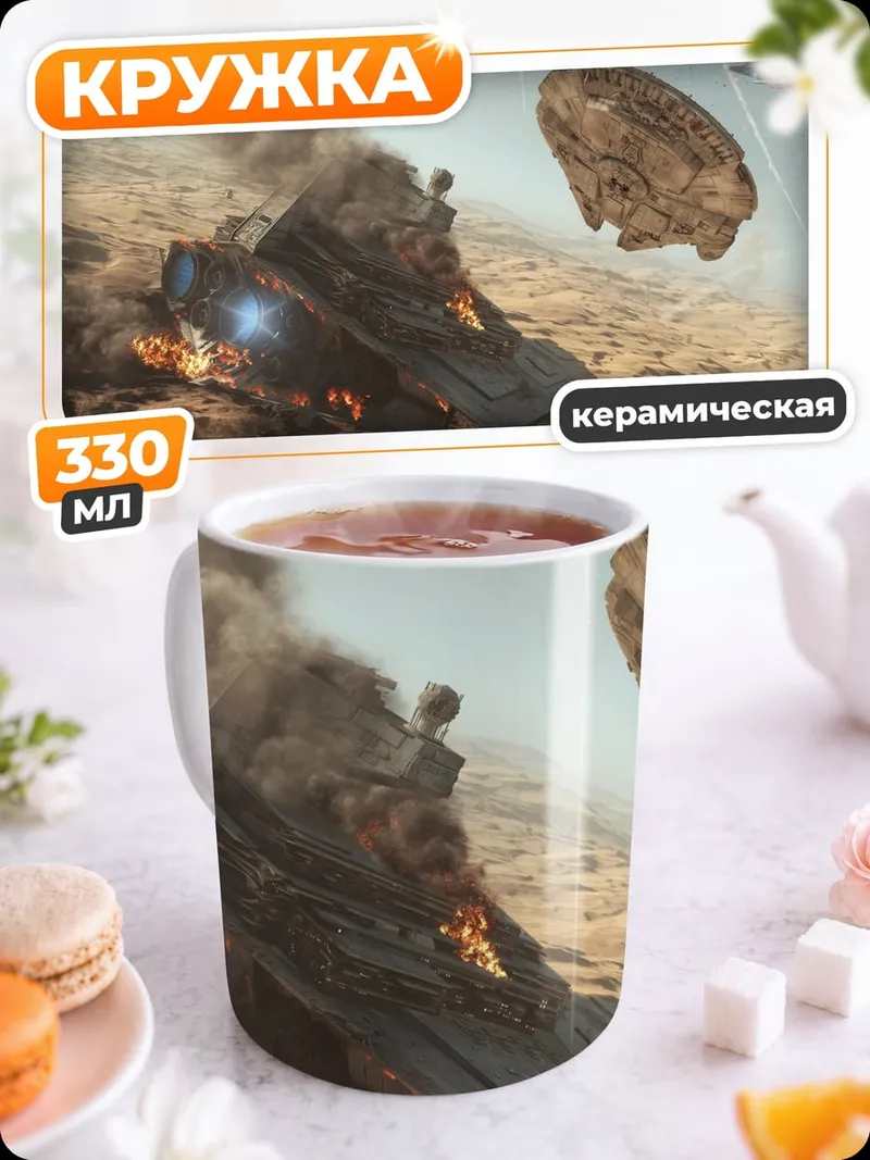 Кружка керамическая Побег из пустыни