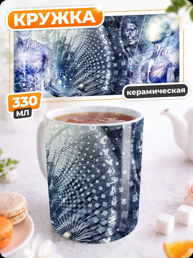 Кружка керамическая Космические существа
