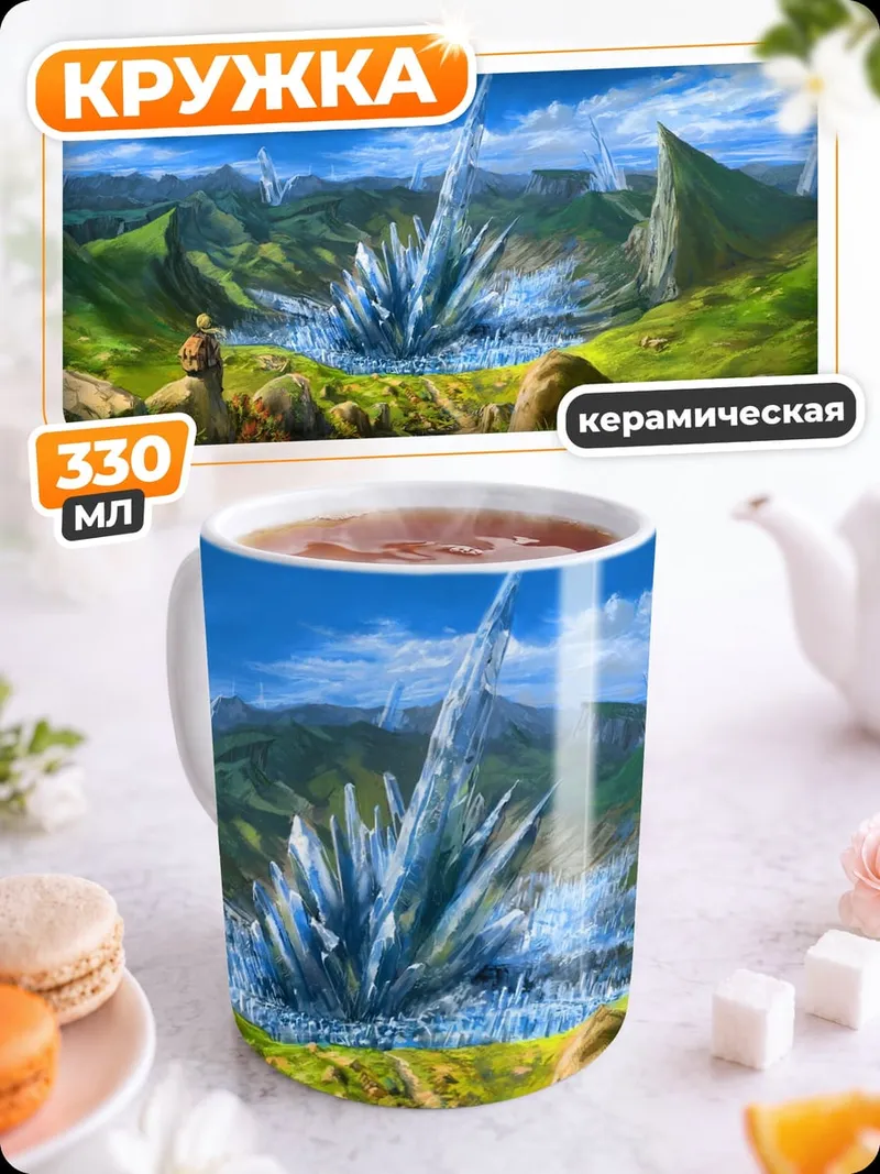 Кружка керамическая Фэнтези пейзаж