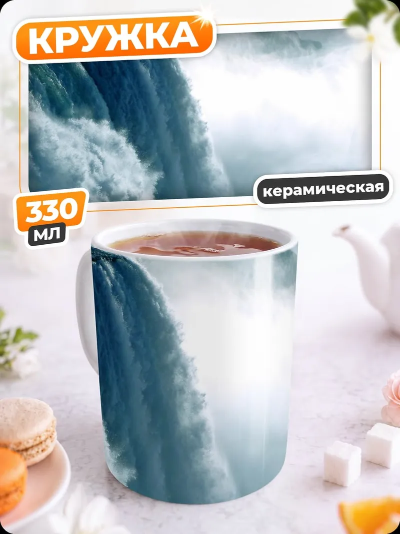 Кружка керамическая Ниагарский водопад
