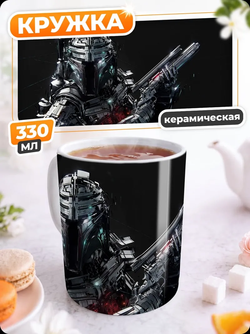 Кружка керамическая охотник за головами