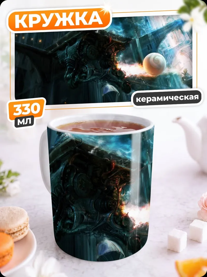 Кружка керамическая Фэнтези архитектура