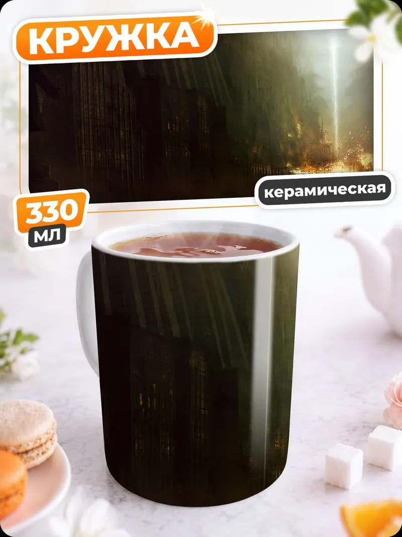 Кружка керамическая Свет в конце тоннеля