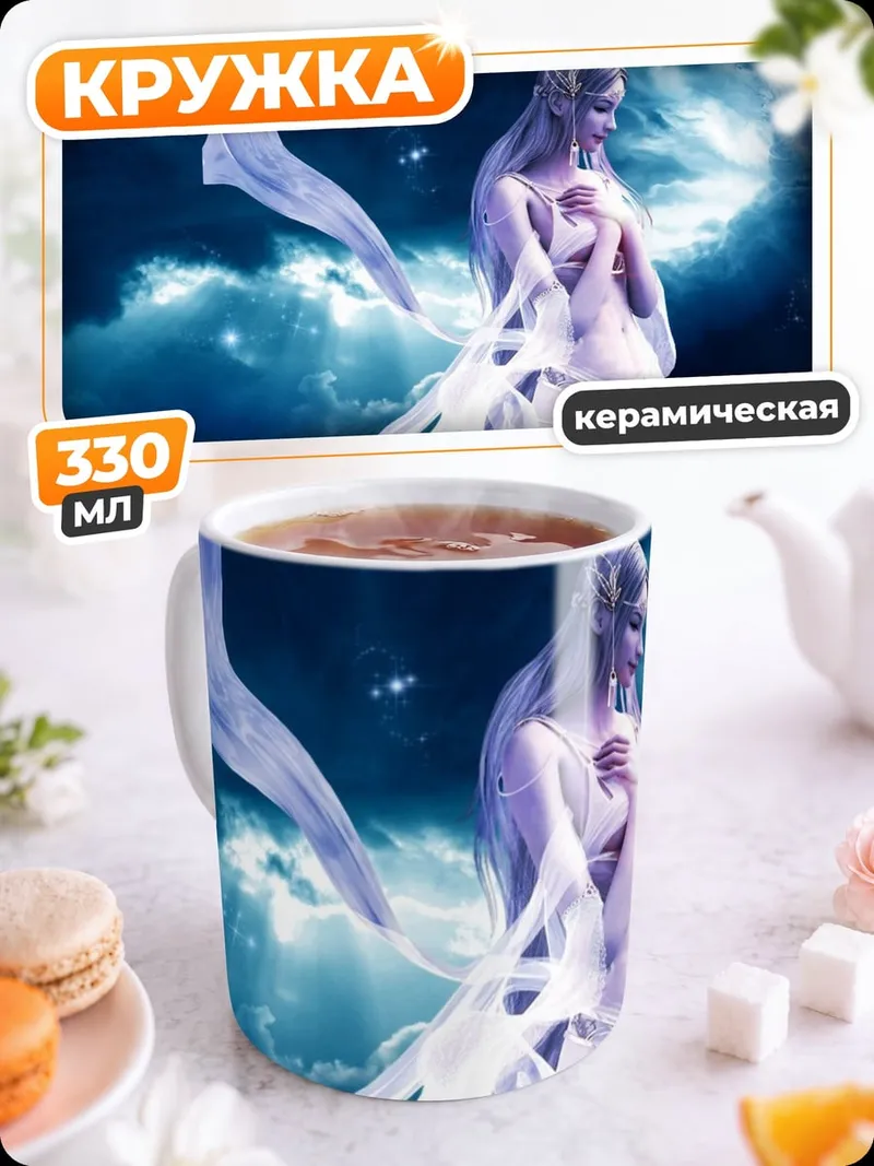 Кружка керамическая Фея в лесу