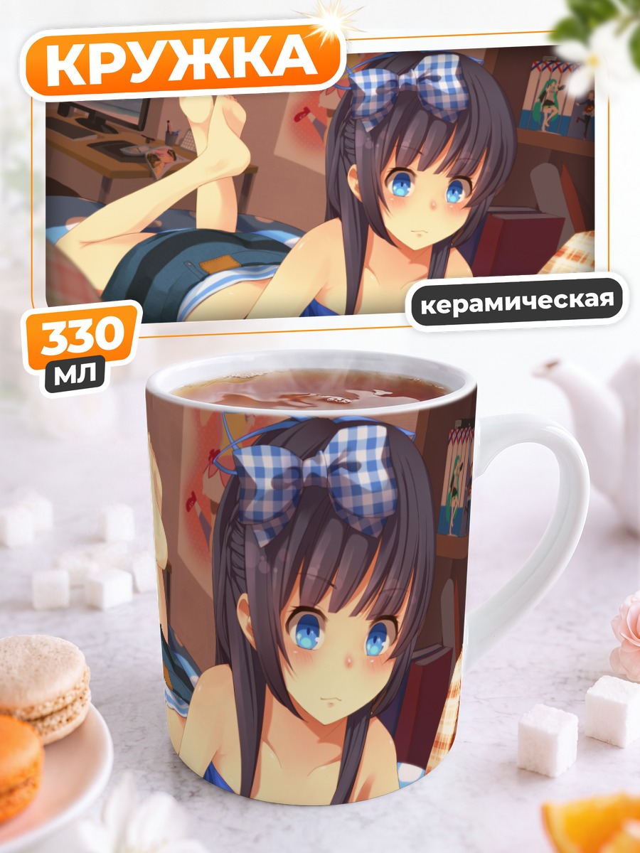 Кружка керамическая Мику Хацунэ в комнате