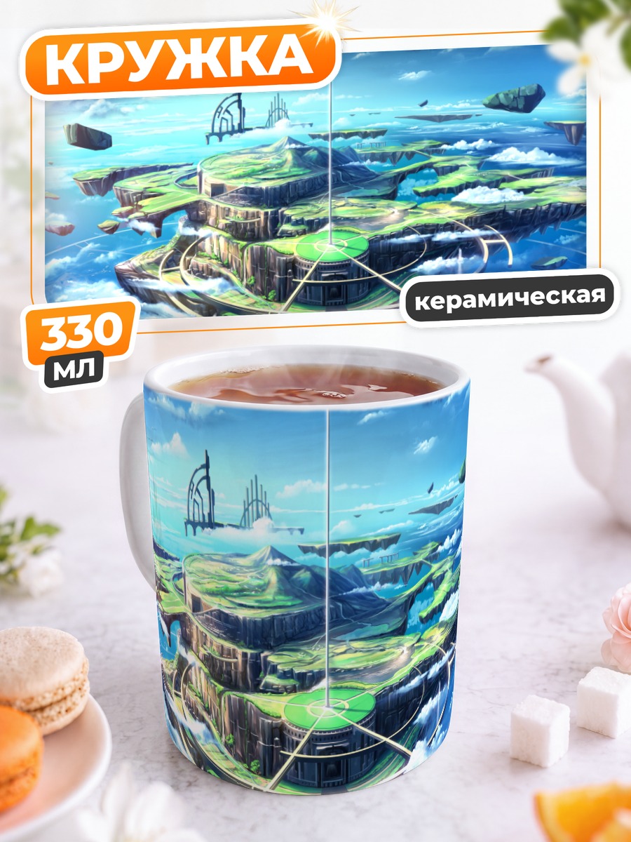 Кружка керамическая Небесный водопад