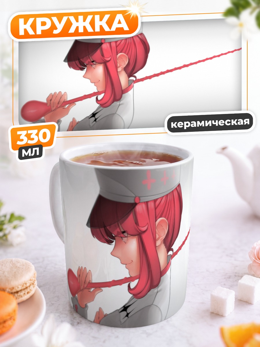 Кружка керамическая Нонон Якудзурэ с дирижёрской палочкой
