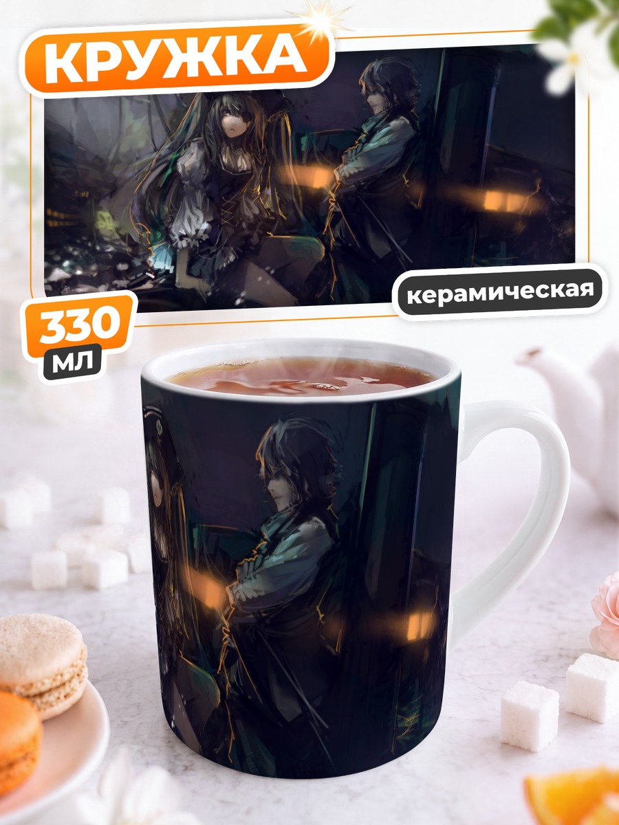 Кружка керамическая Мику Хацунэ пират