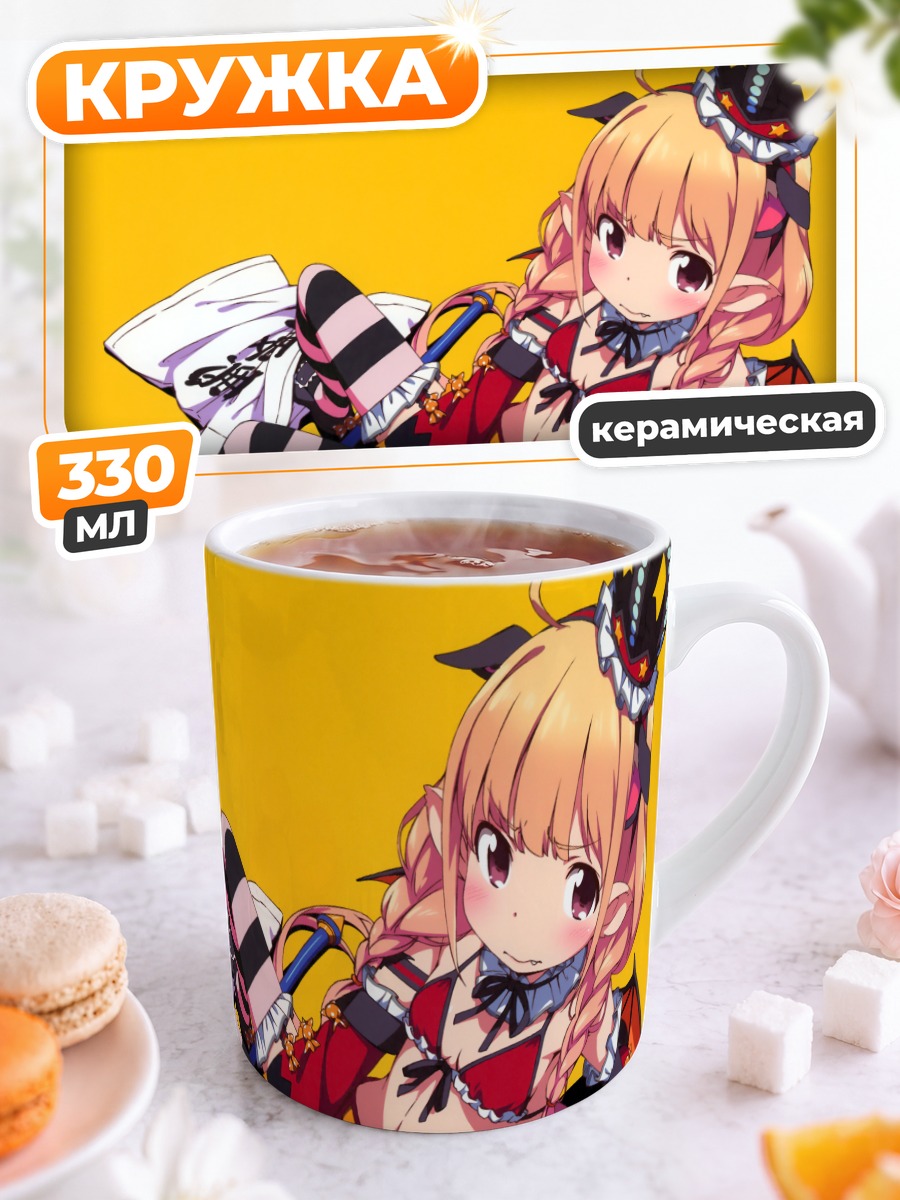 Кружка керамическая Анзу Футаба в платье
