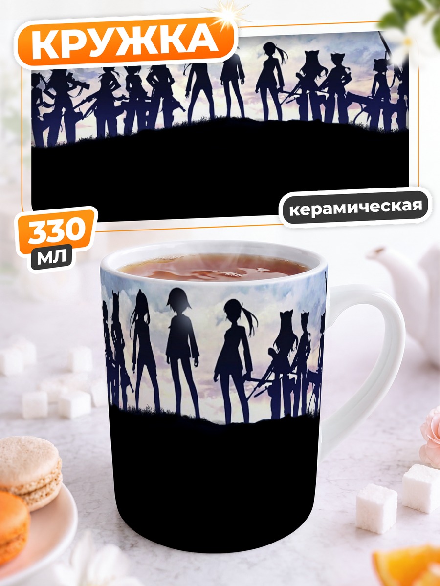 Кружка керамическая Ведьмы Strike Witches