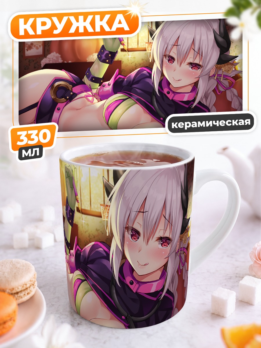 Кружка керамическая Киёхиме в интерьере