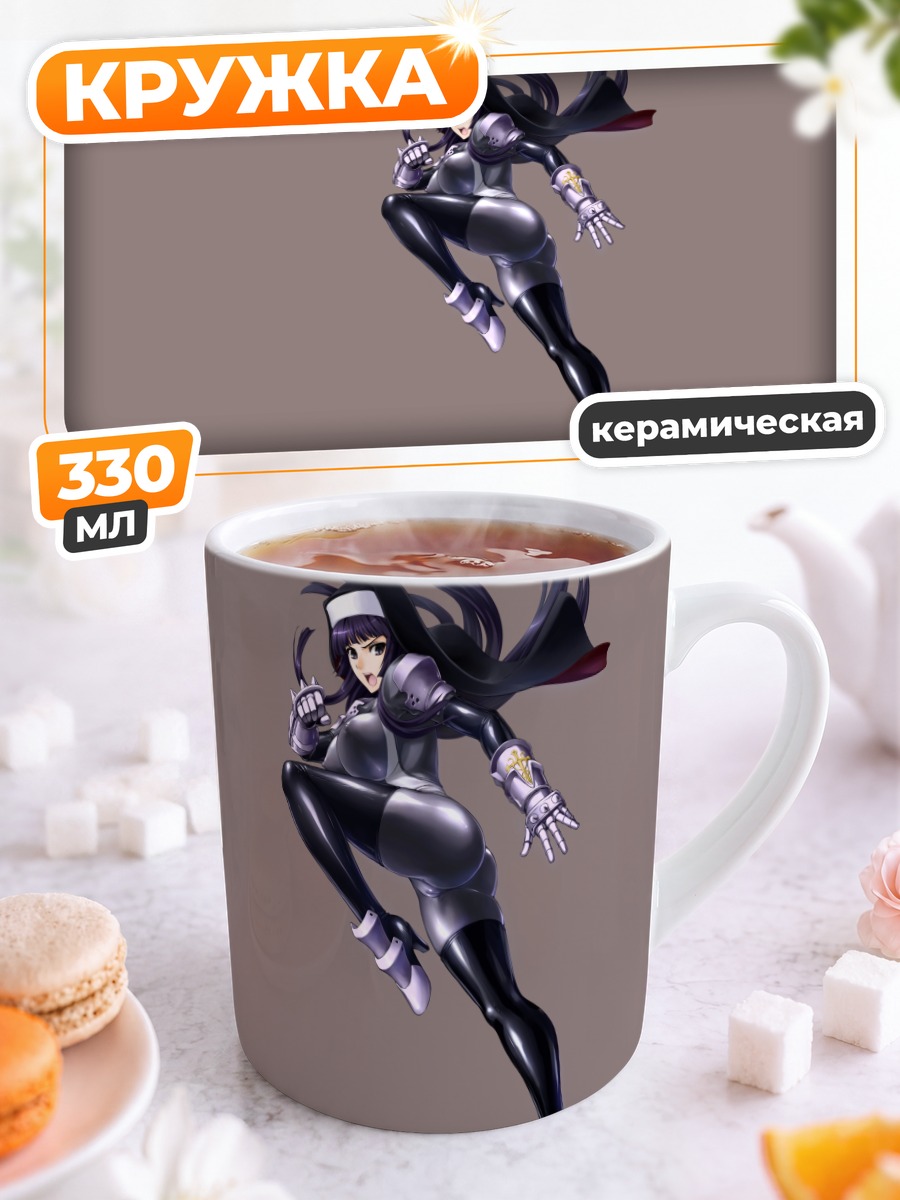 Кружка керамическая Саяка Камори в бою