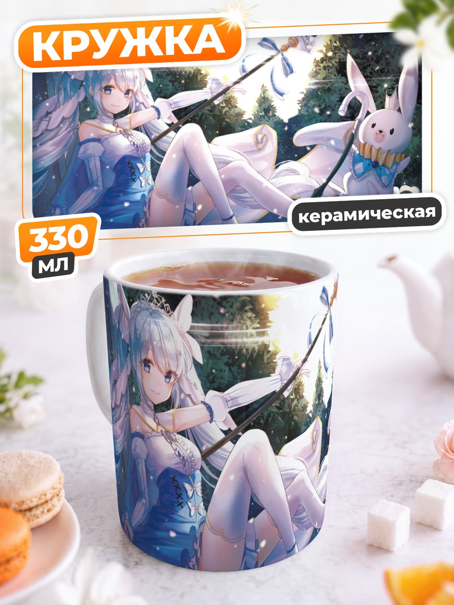 Кружка керамическая Мику Хацунэ в снегу