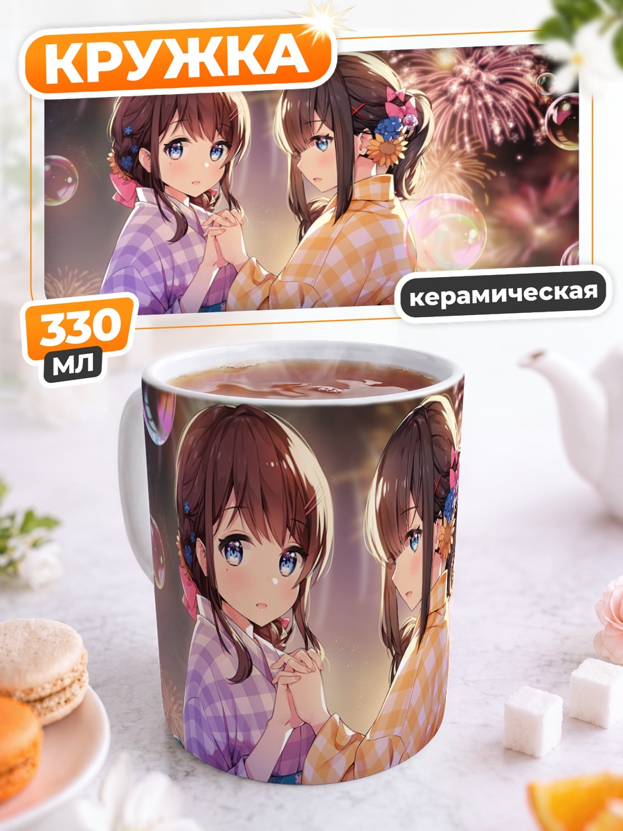 Кружка керамическая Сана Мияваки на фестивале