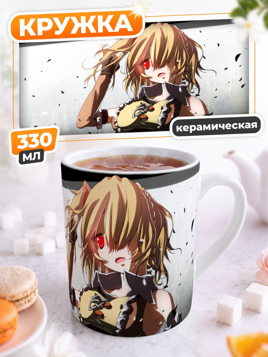 Кружка керамическая Момо Кисараги в бою