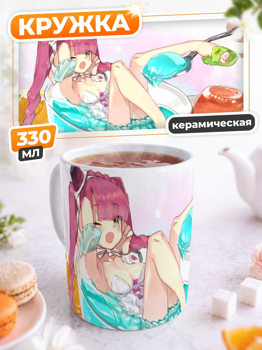 Кружка керамическая Десерт с Мику