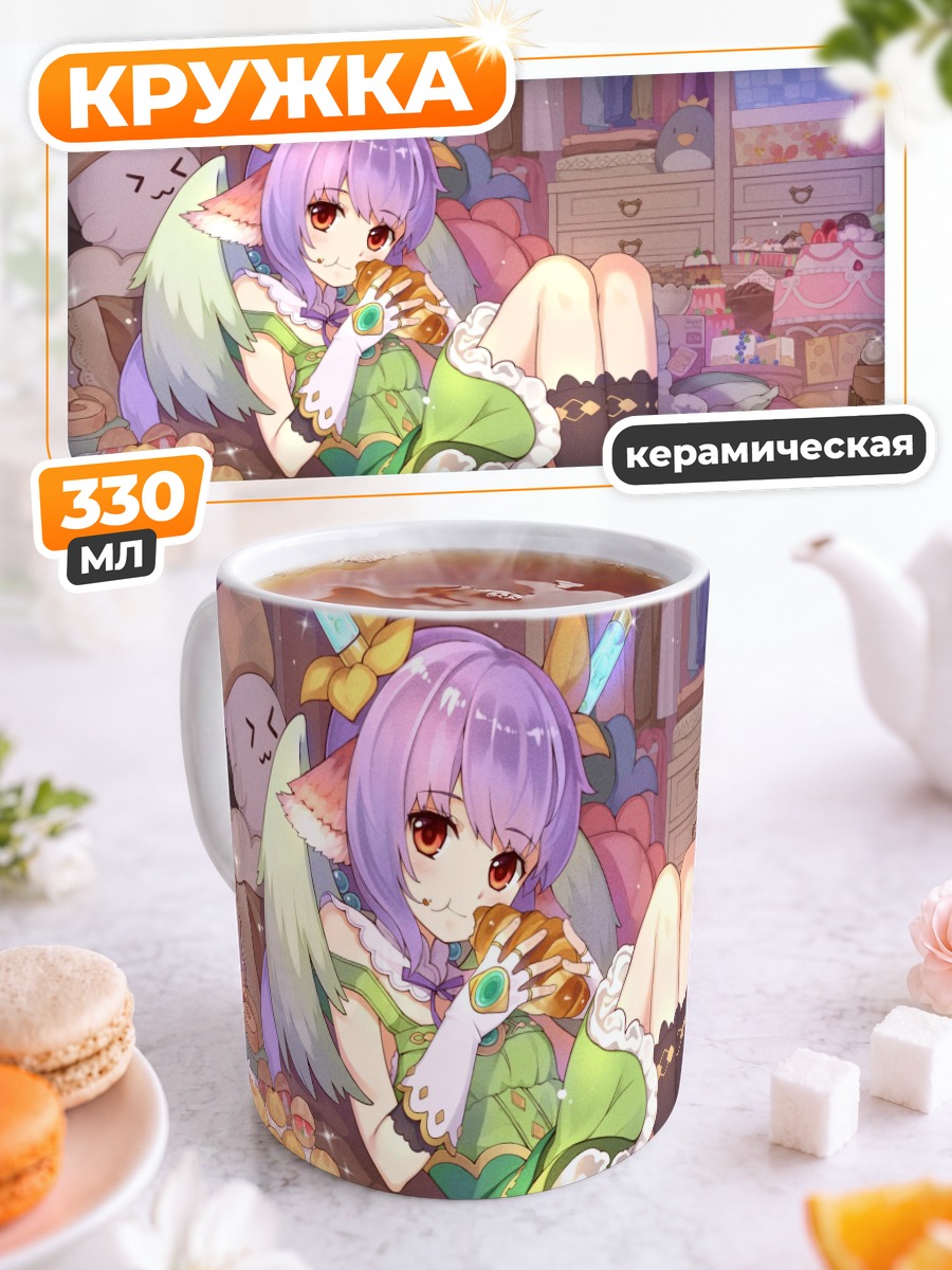 Кружка керамическая Девочка с десертами