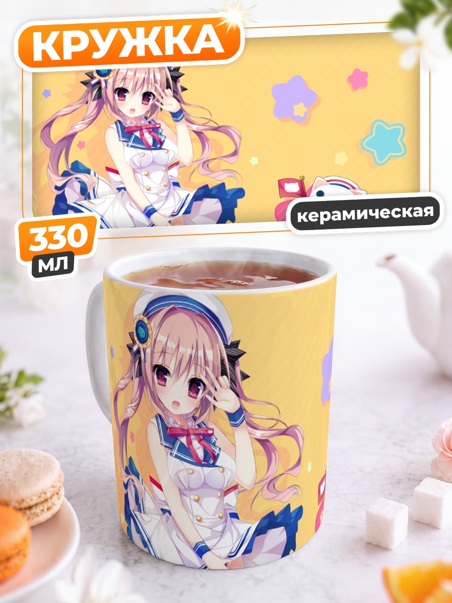 Кружка керамическая Мику Хацунэ в форме
