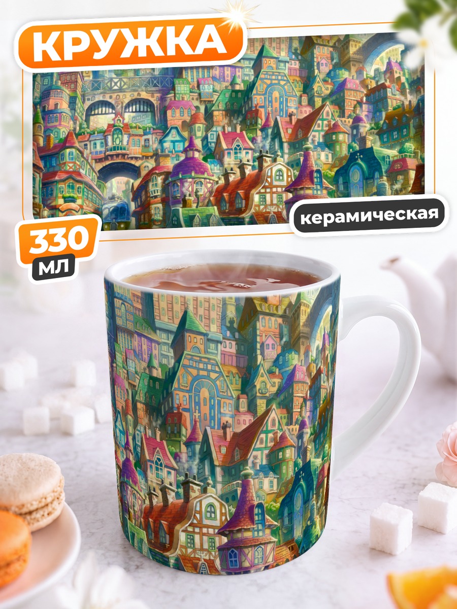 Кружка керамическая Городской экспресс