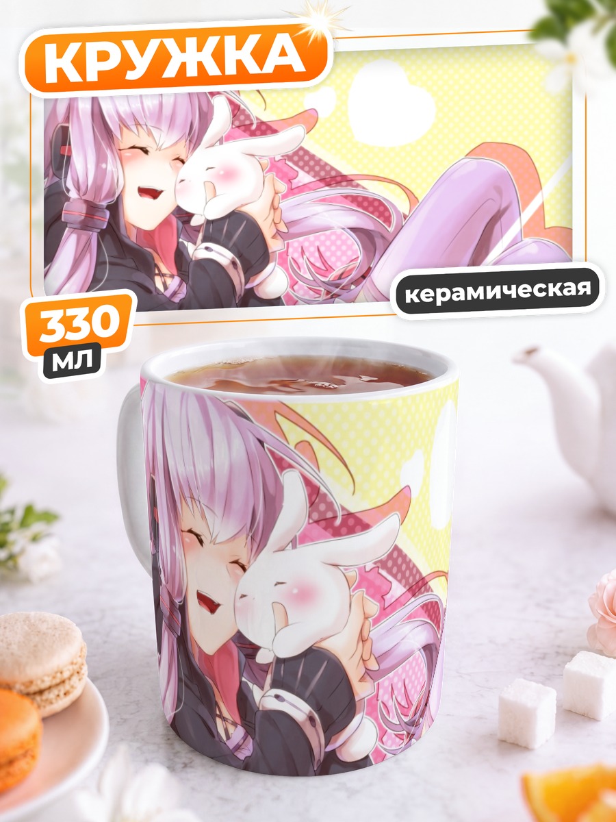 Кружка керамическая Юдзуки Юкари с кроликом