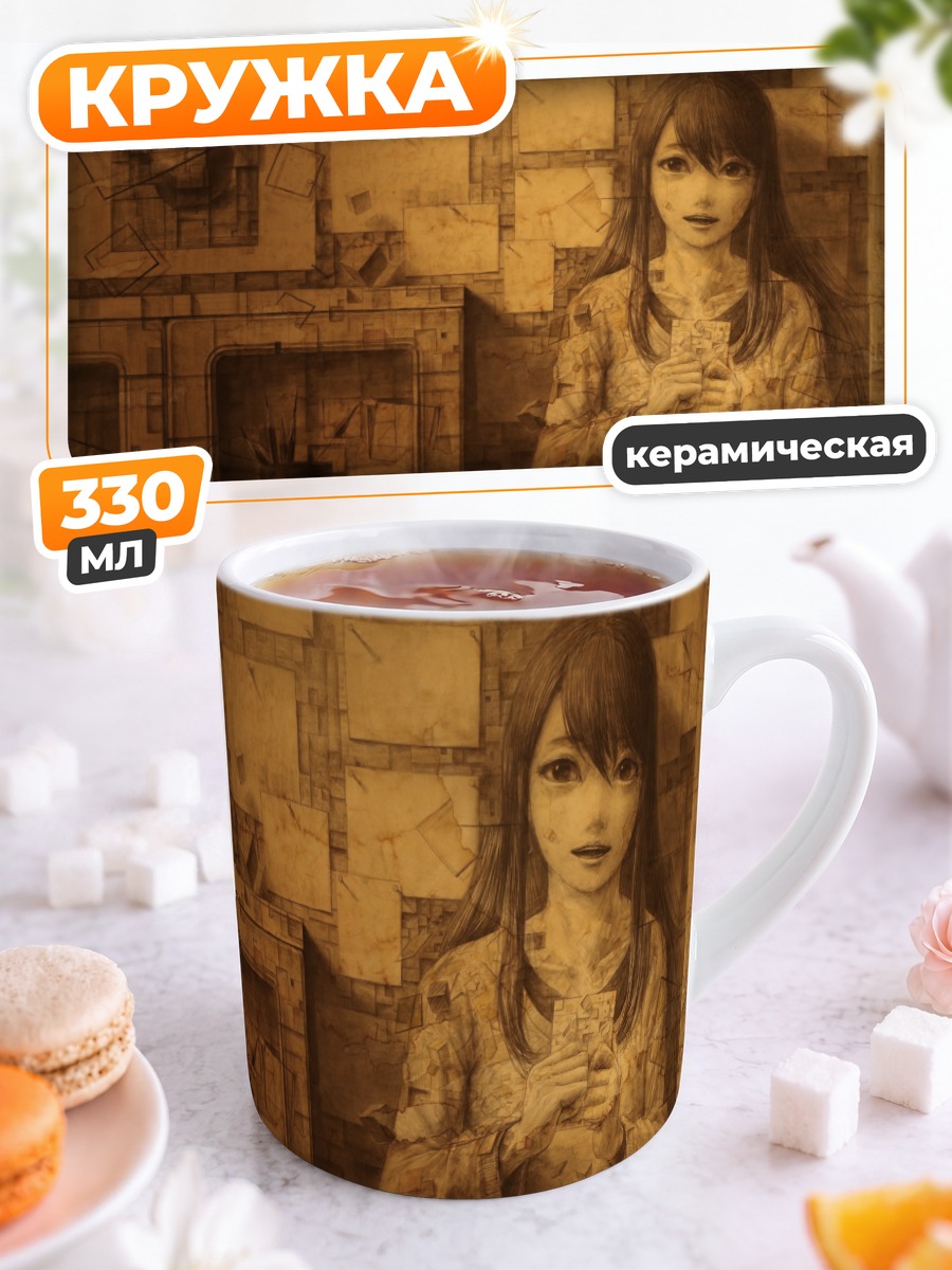 Кружка керамическая Лэйн Ивакура с камерой