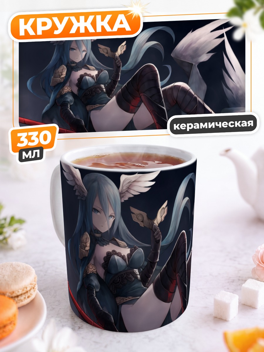 Кружка керамическая Воин с копьем