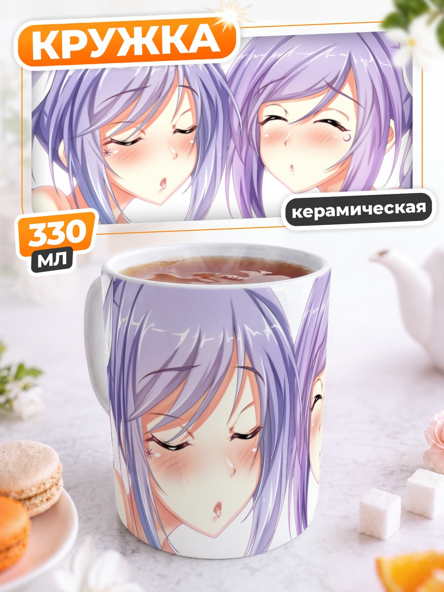 Кружка керамическая Мику Хацунэ дуэт