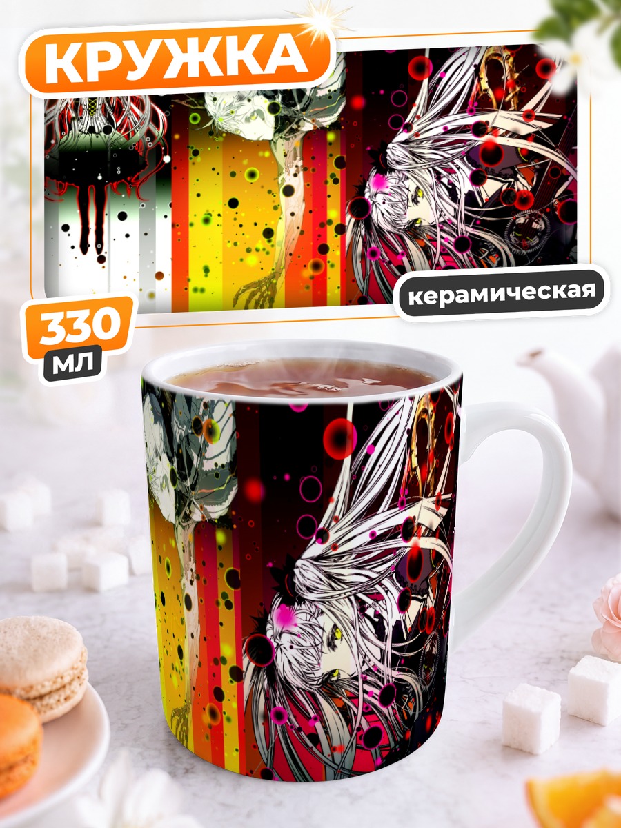 Кружка керамическая Мику Хацунэ в цвете