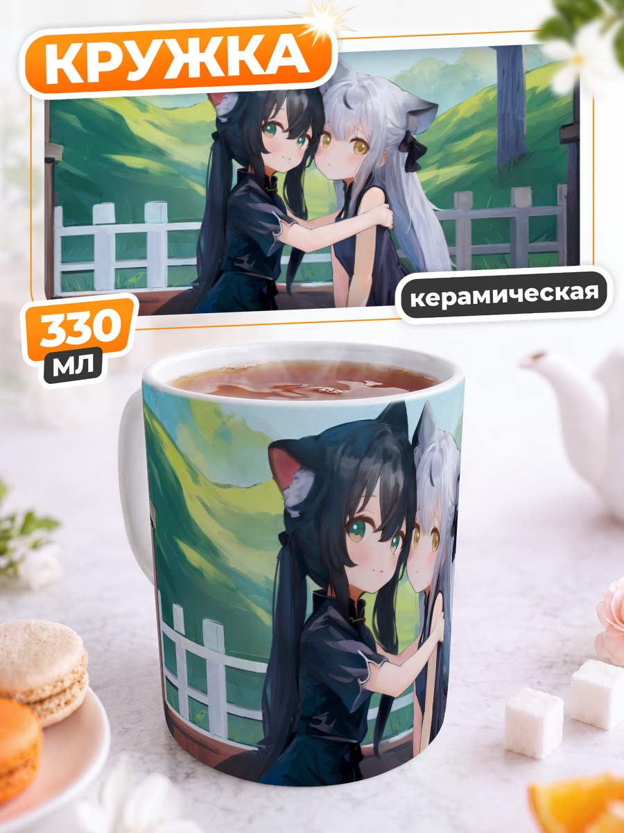 Кружка керамическая Кокона Сунохара и Шунь