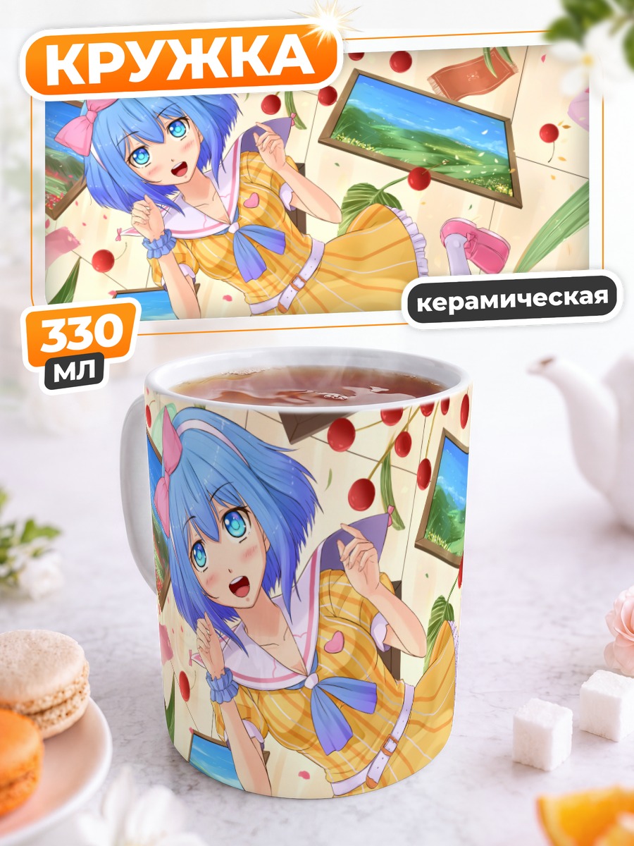 Кружка керамическая Мику Хацунэ в платье